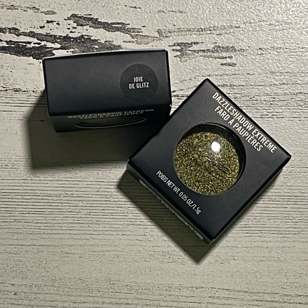 Joie De Glitz Dazzleshadow Extreme Eyeshadow MAC BUNDLE SET TWO PIECES BOX NEW